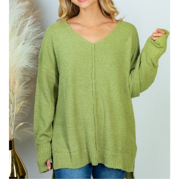 V-Neck Pullover Sweater - Picture 3 of 5